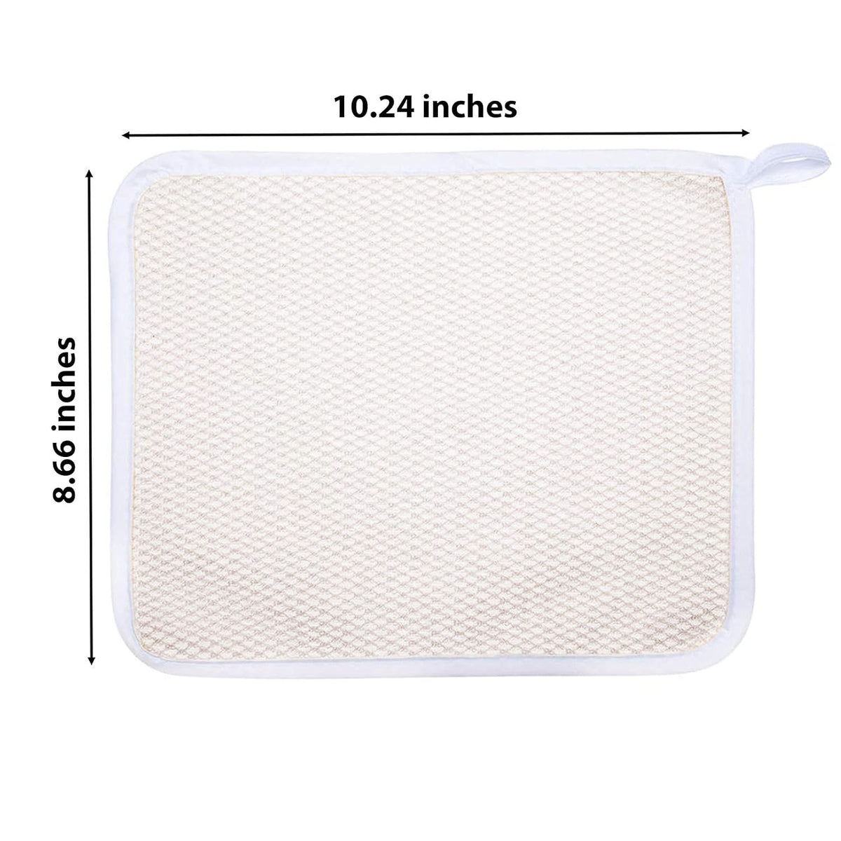 Evriholder PARADISO soft terrycloth detail showing plush surface for gentle cleansing