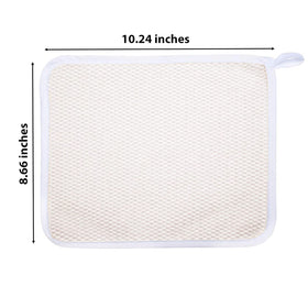 Evriholder PARADISO soft terrycloth detail showing plush surface for gentle cleansing