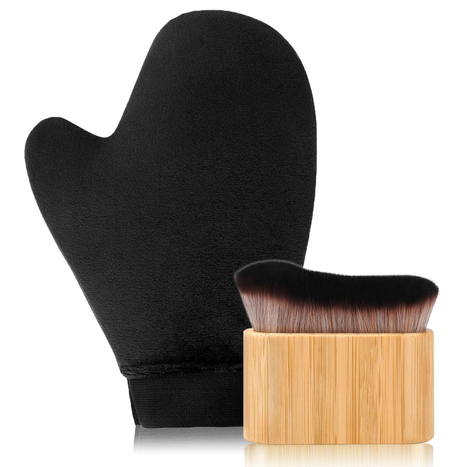 EVYTTA front packaging showing mitt and brush for easy application