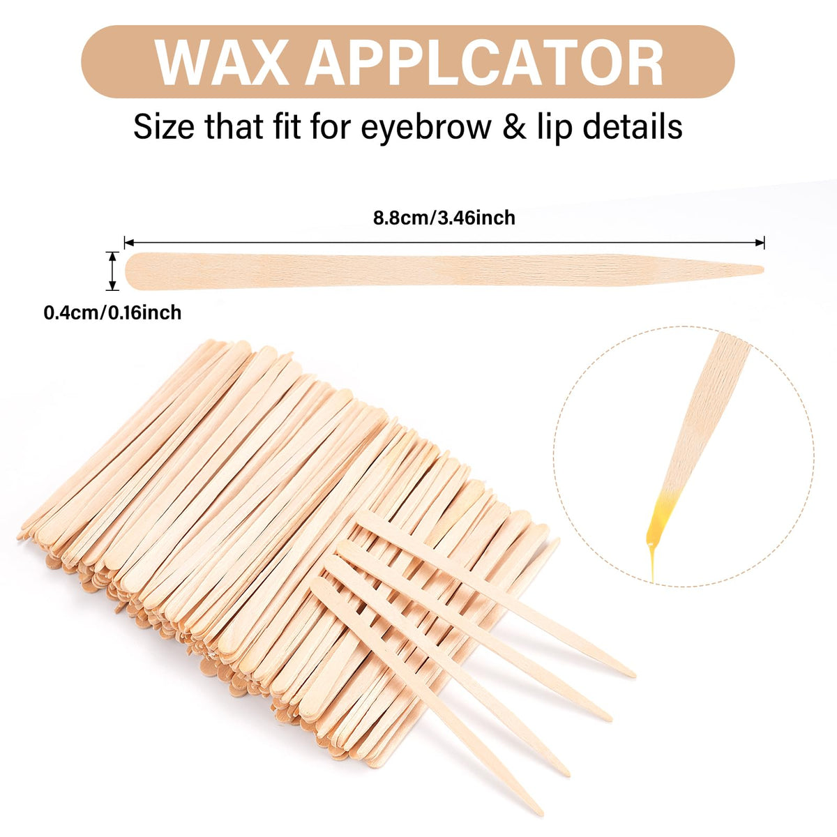 EWVVSS close-up spatula tip showing precision for detailed waxing