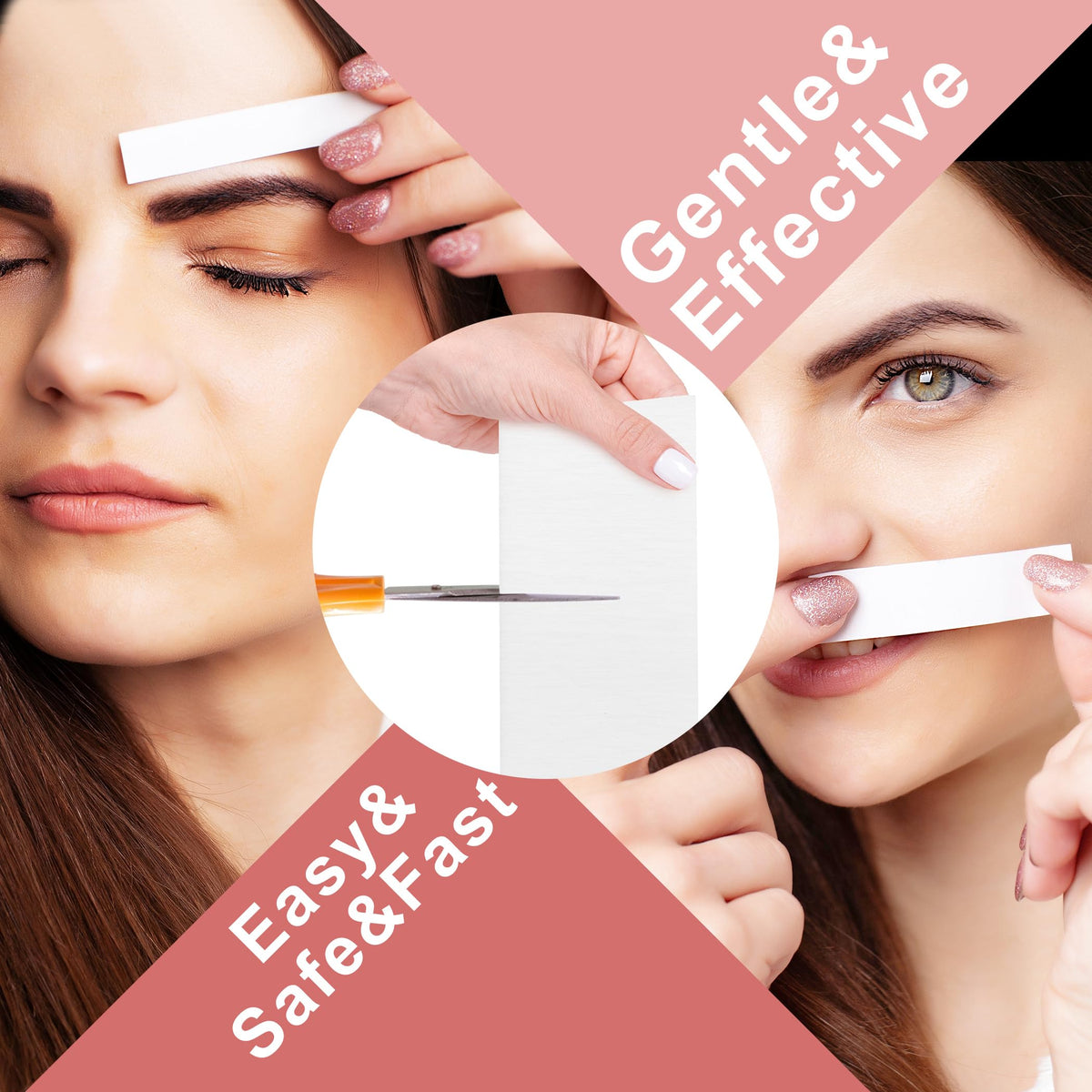 Trimmed EWVVSS strip used for precise bikini or facial areas, enabling exact shaping