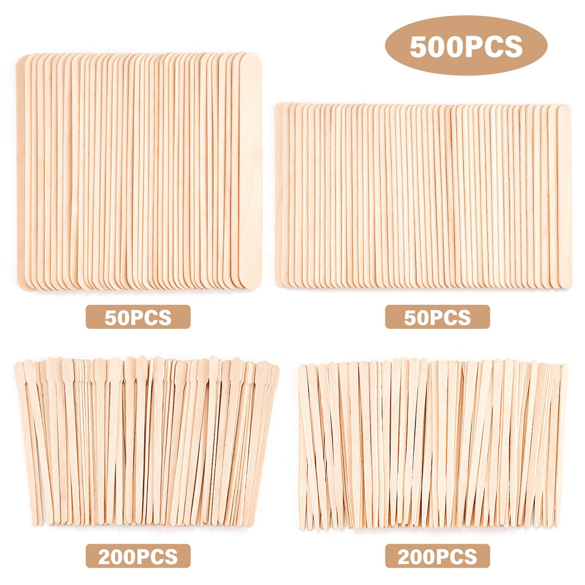 EWVVSS four applicator sizes laid out for quick size comparison and choice