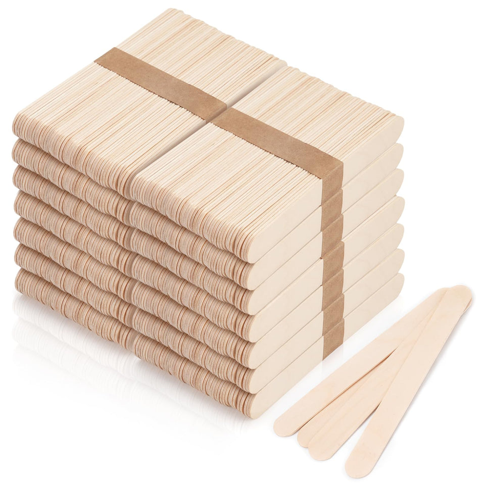 EWVVSS front packaging showing 1200 wood wax sticks for salon-ready supply