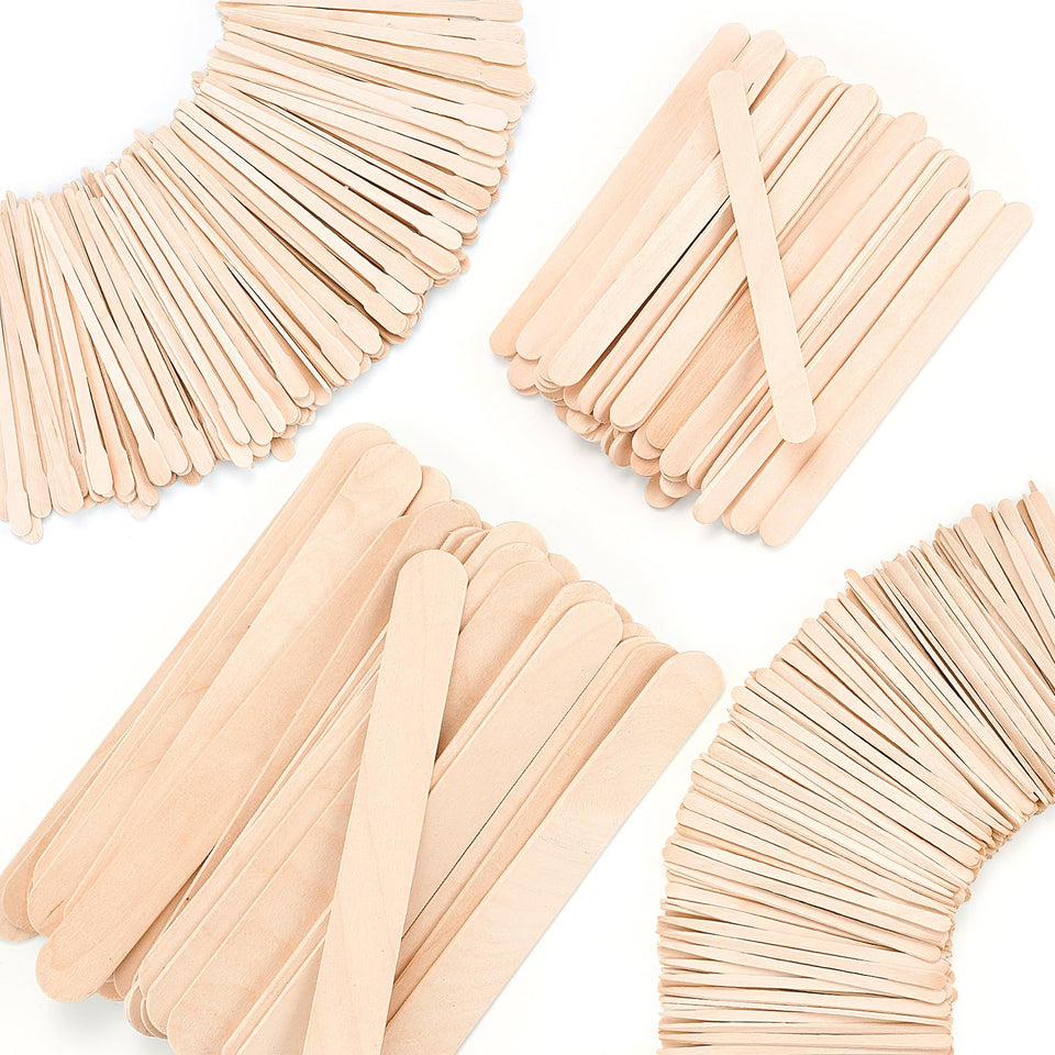 EWVVSS front packaging showing full 500-piece waxing sticks set for convenience
