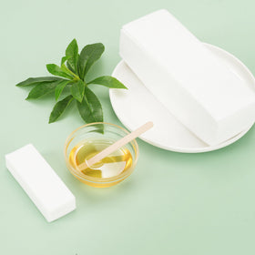 EWVVSS large wax strip laid flat to show full-size dimensions, helpful for legs and back