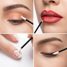 EWVVSS showing applicator used for eyeshadow and nail art for versatility benefit