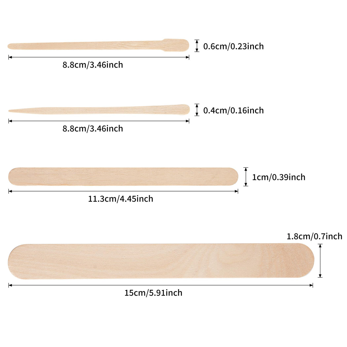 EWVVSS small and extra-small size comparison for precise waxing benefits