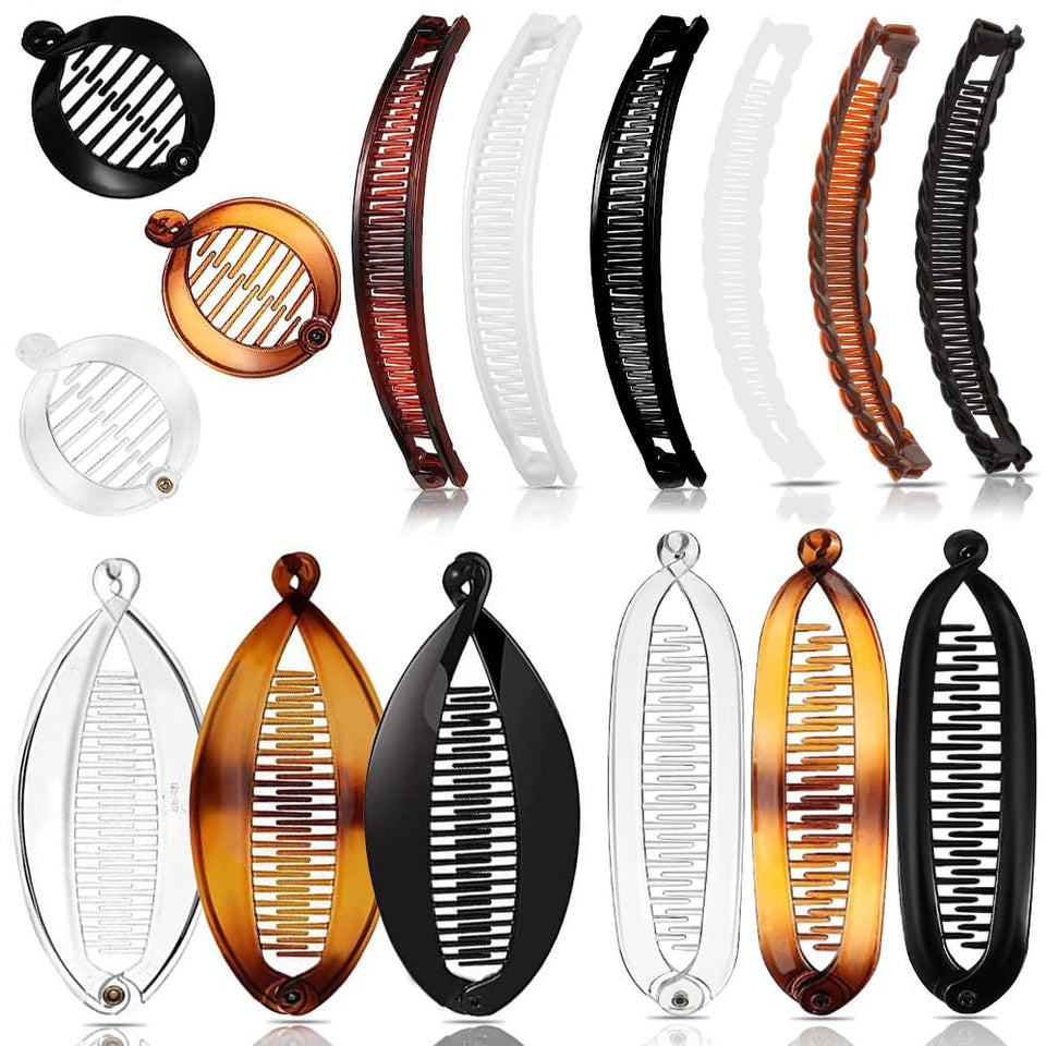 Exacoo front packaging showing full 15-piece clip set and variety