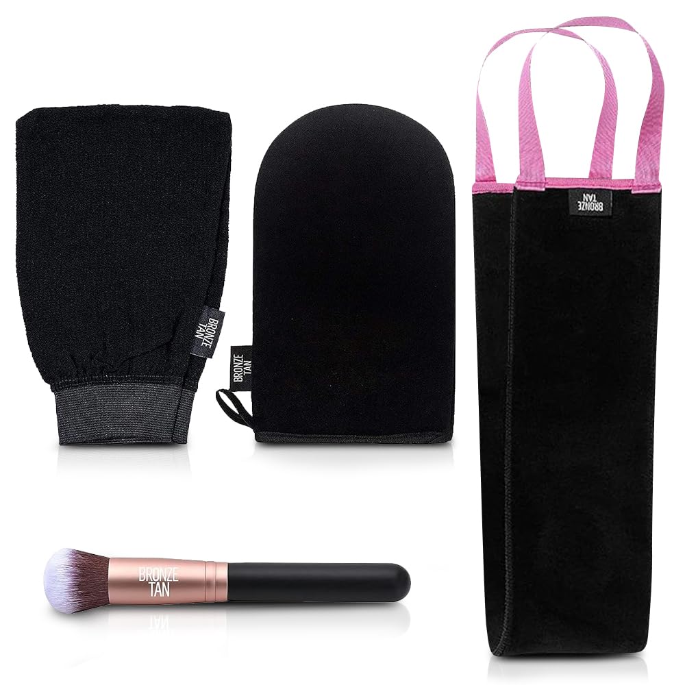 Existing Beauty kit front view showing all included tanning tools and benefits