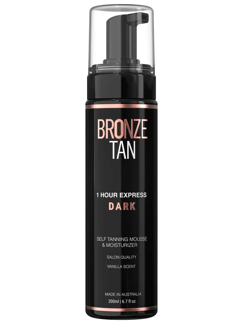 Existing Beauty front packaging showing bottle and label benefit easy-at-home tanning