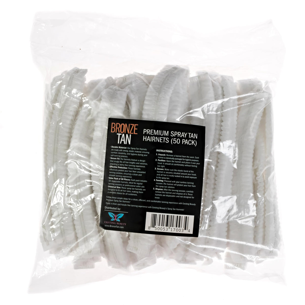 Existing Beauty stacked nets compactly stored to save space and simplify prep