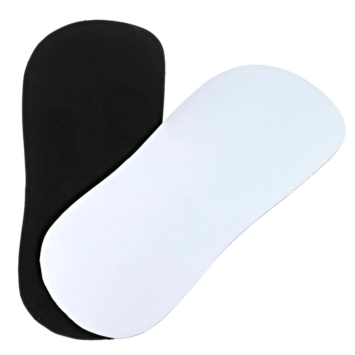 Existing Beauty pad applied to foot demonstrating non-slip protection