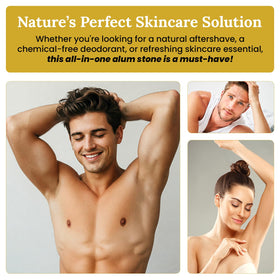 Exotic Veda application on jawline soothing post-shave skin