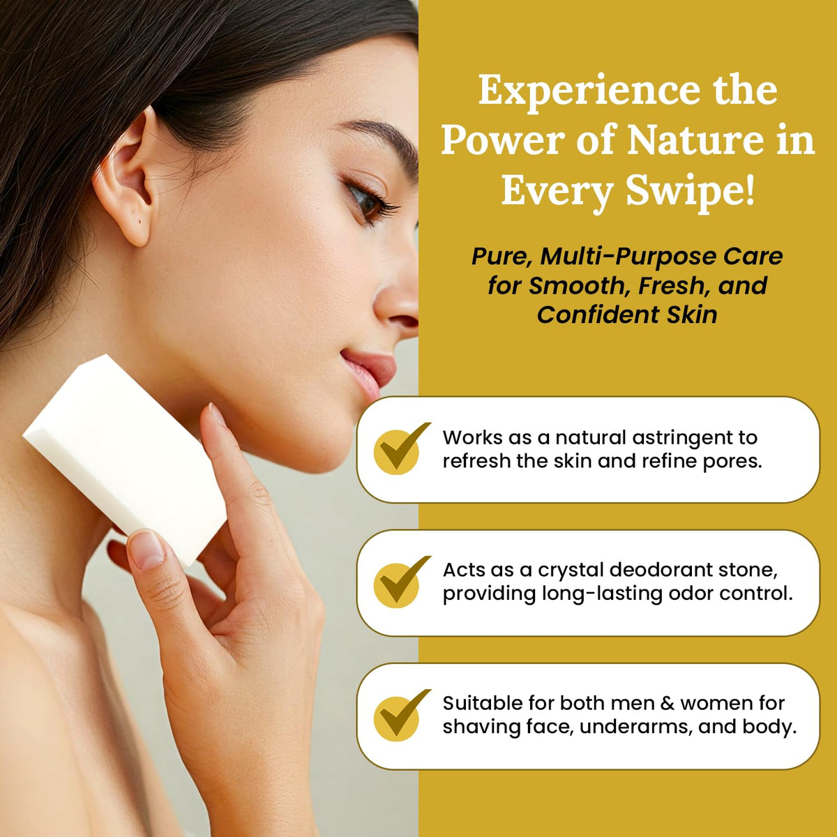 Exotic Veda deodorant demo underarm neutralizing odor gently