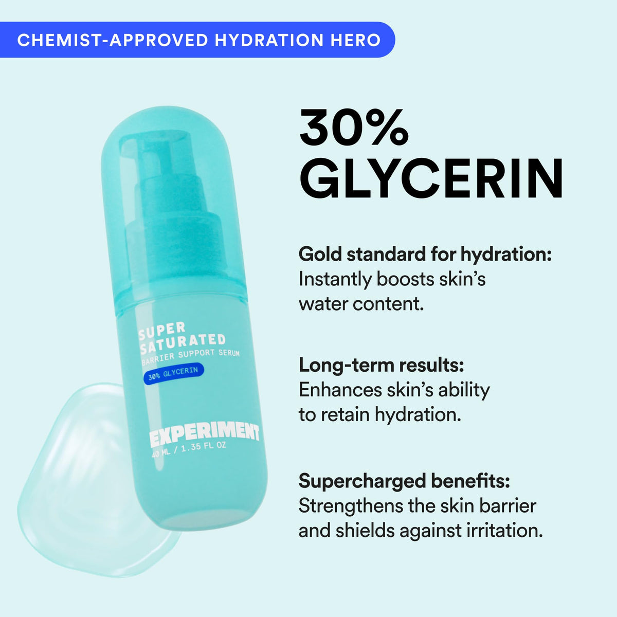 Experiment applying serum to face for immediate plumping and comfort
