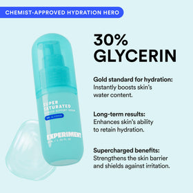 Experiment applying serum to face for immediate plumping and comfort