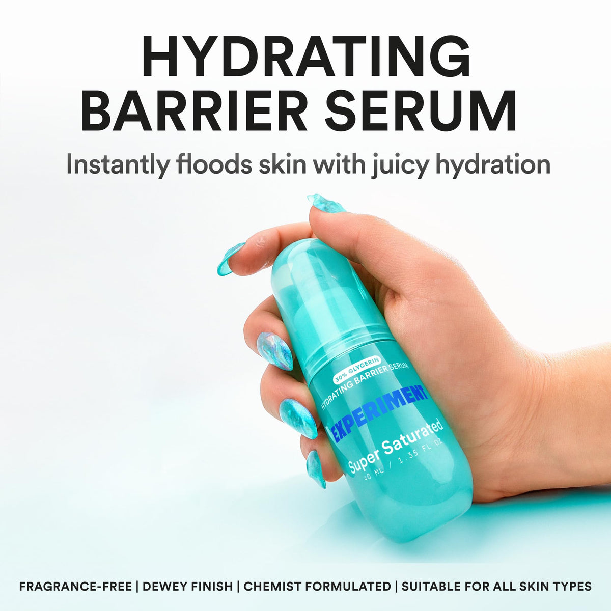 Experiment serum pump dispensing product for easy controlled application