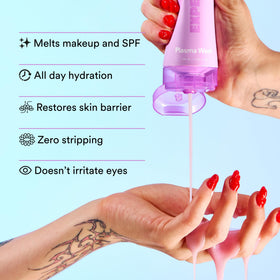 Experiment label detail highlighting key ingredients for transparent ingredient benefits