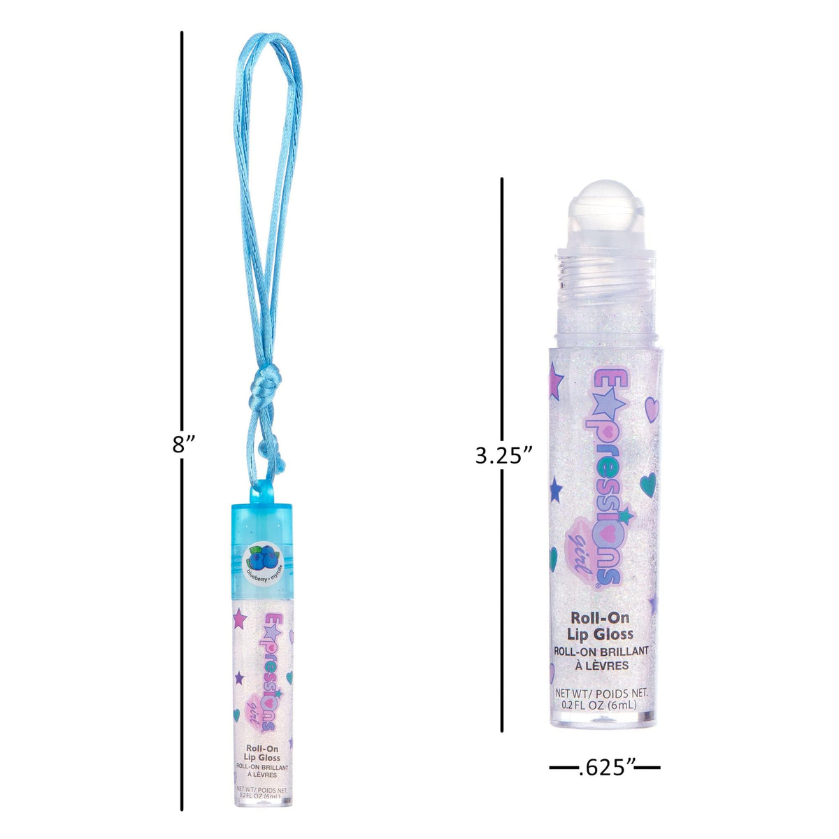 EXPRESSIONS rollerball applicator detail for mess-free, precise application