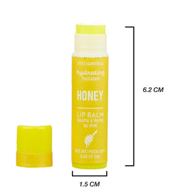 EXPRESSIONS scale next to ruler showing compact tube size for travel-friendly convenience benefit