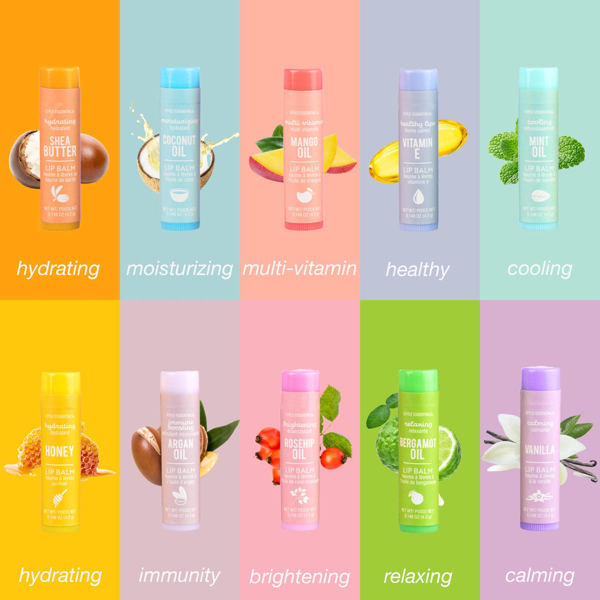 EXPRESSIONS tube close-up texture revealing smooth balm surface for quick, mess-free application