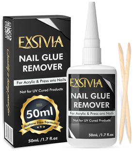EXSIVIA front packaging showing 50mL bottle and included sticks for convenient removal