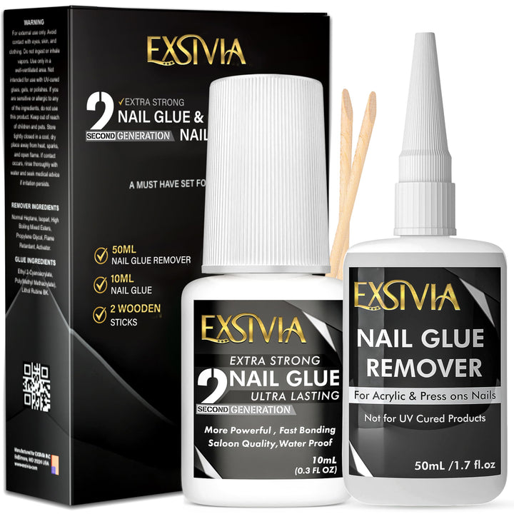 EXSIVIA front packaging showing kit and benefits for reliable adhesion