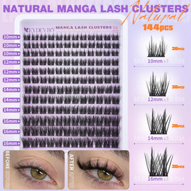 EYDEVRO demonstration of applying cluster to lash line for easy DIY results