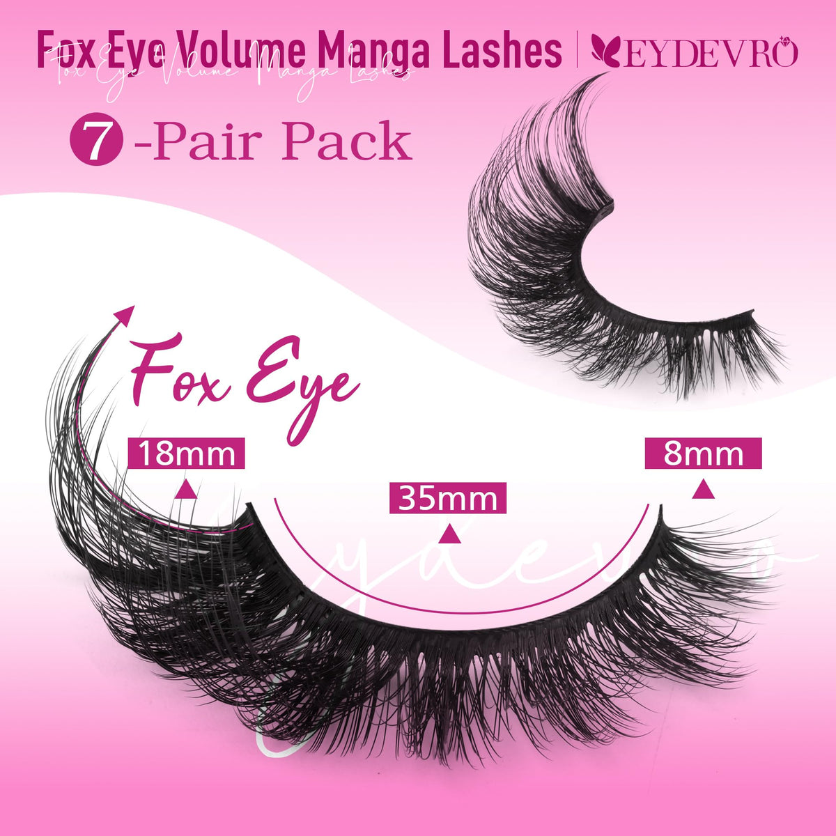 EYDEVRO close-up fiber texture revealing soft faux mink for natural look