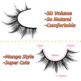 EYDEVRO close-up of clustered lash tips highlighting natural separation benefit