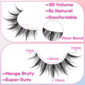 EYDEVRO clear lash band close-up illustrating flexible fit benefit