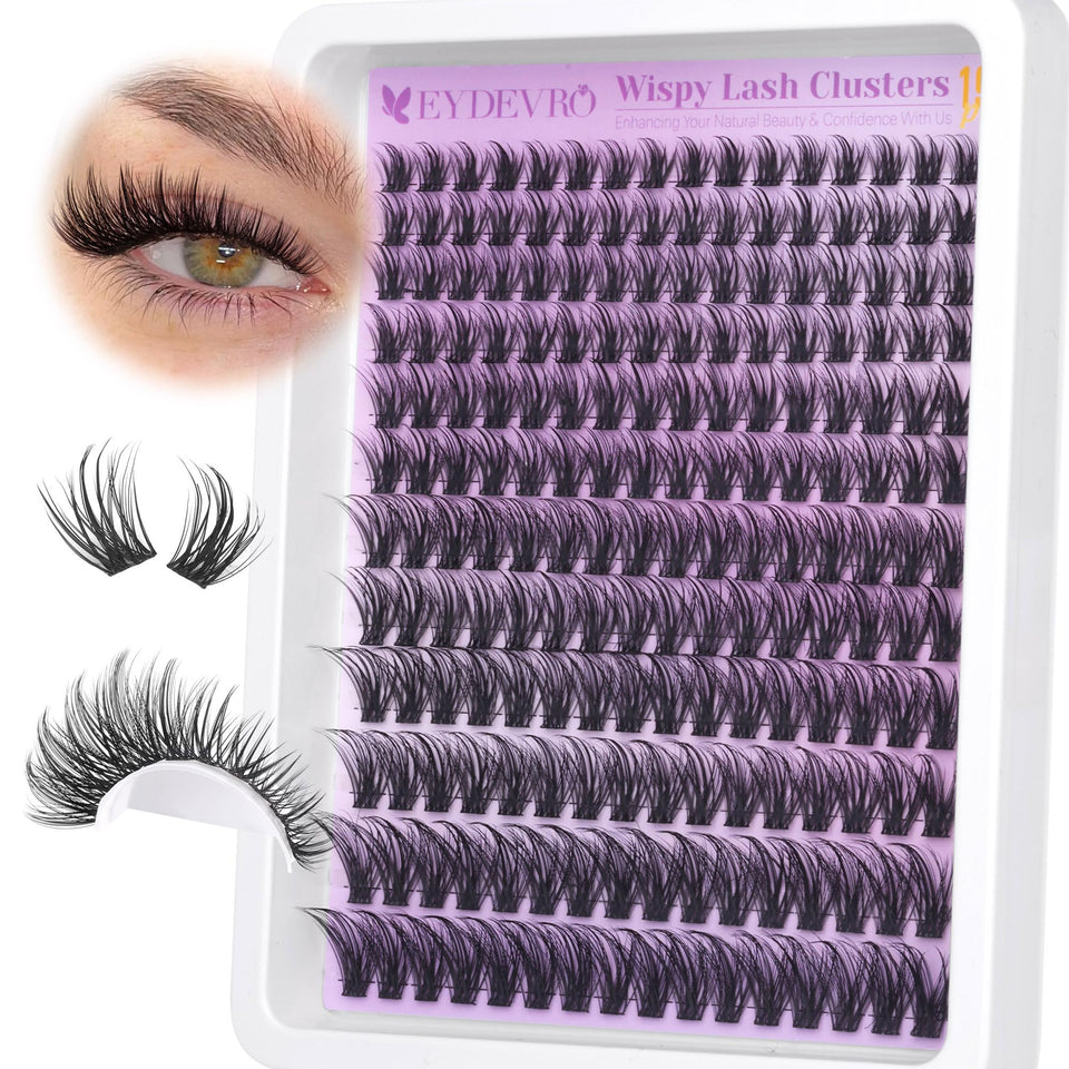 EYDEVRO front packaging showing 192 clusters and mixed lengths for versatile styling
