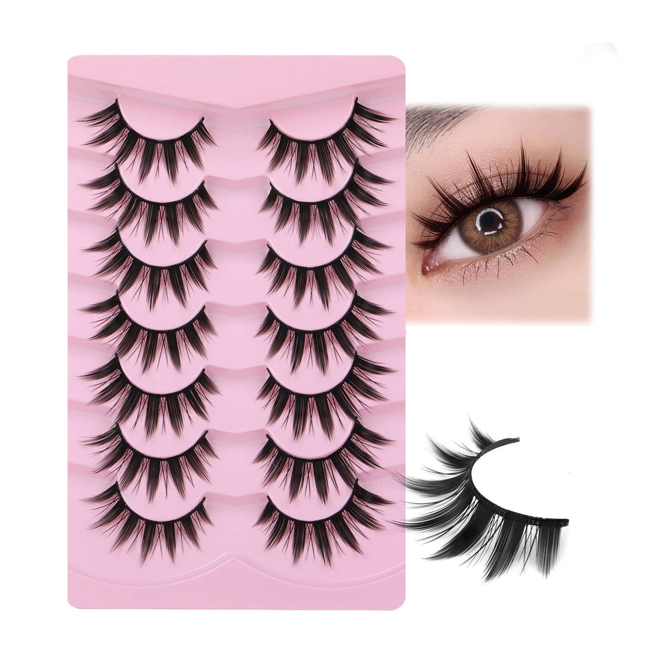 EYDEVRO front packaging showing 7-pair manga lashes, perfect gift presentation