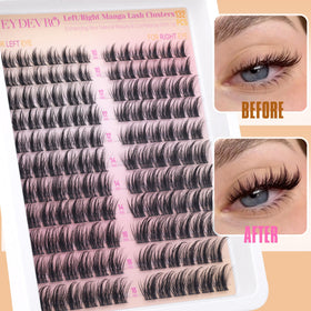 EYDEVRO left and right cluster pairs arranged to create cat-eye lift