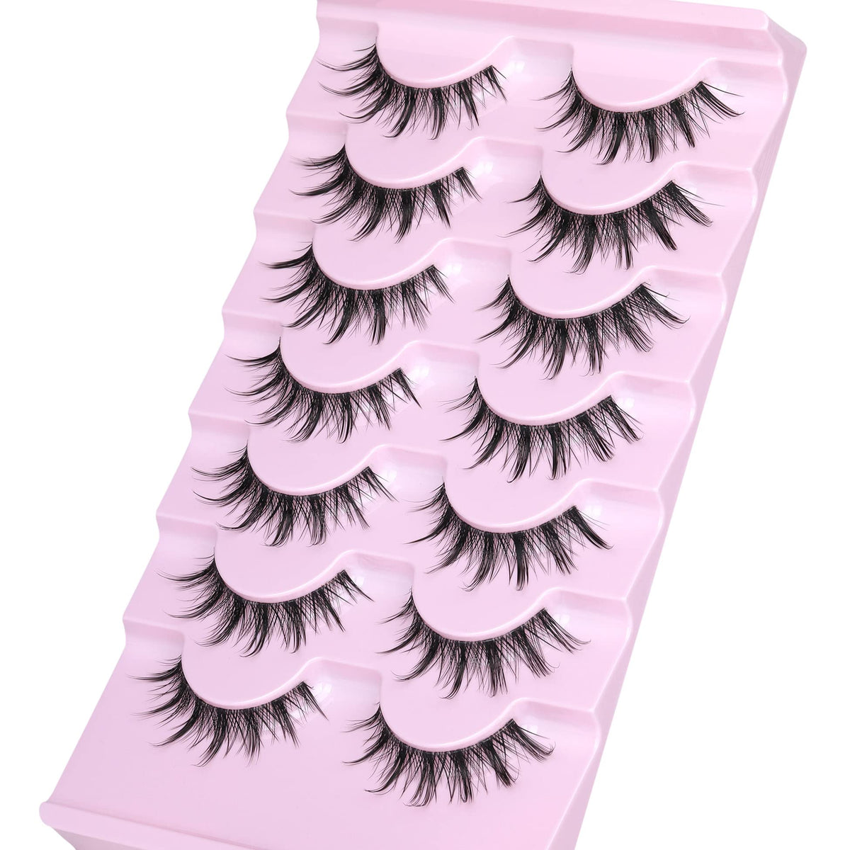 EYDEVRO model wearing lashes for cosplay demonstrating natural anime benefit