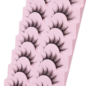 EYDEVRO lashes worn on model for natural daytime anime-inspired benefit