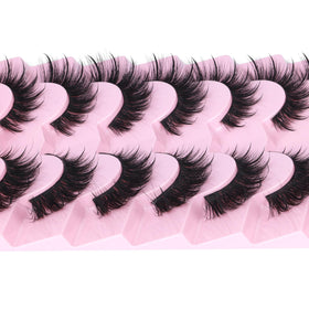 EYDEVRO lashes held between fingers displaying size and trimming ease