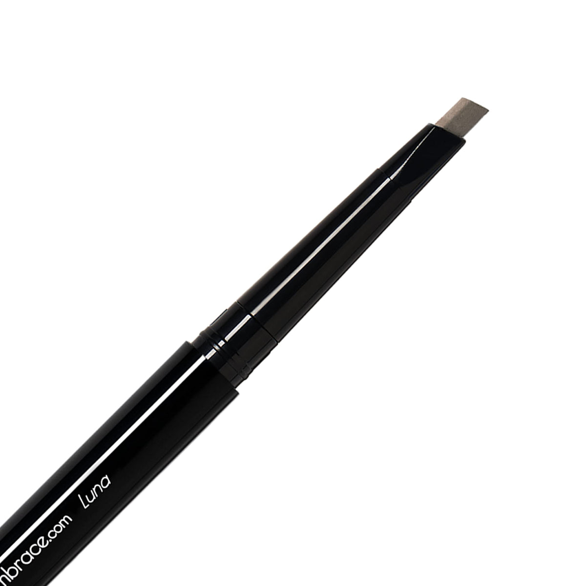 Eye Embrace front packaging showing pencil and brand, clear product identity benefit