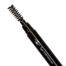 Eye Embrace swatch of Warm Betty on skin illustrating true light gray shade and blendability