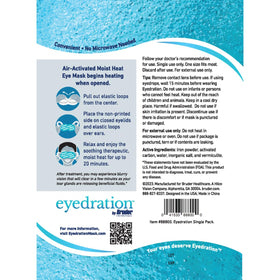 Eyedration ear loop detail showing secure fit and hands-free wear benefit