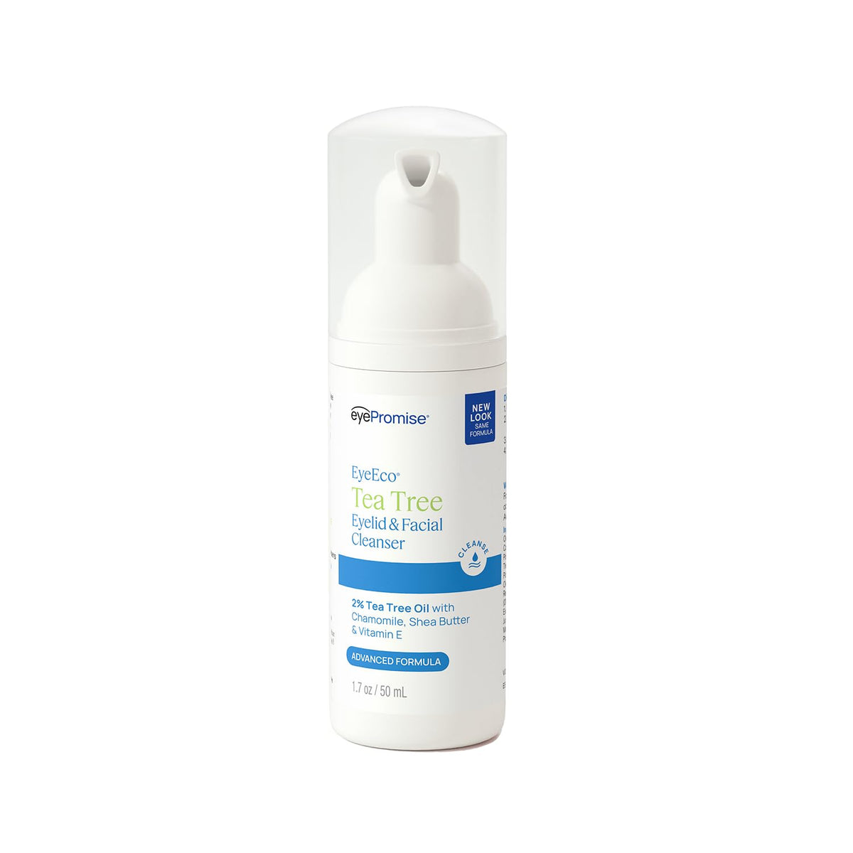 EYEECO front packaging of EyeEco 50 ml showing bottle and label benefit