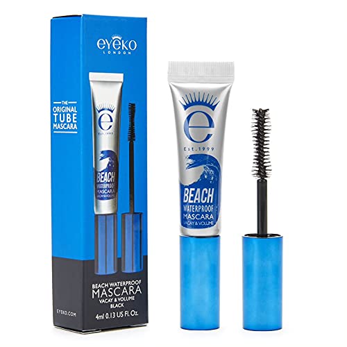 Eyeko mascara brush close-up highlighting innovative wand for lift and natural curl benefit precise application
