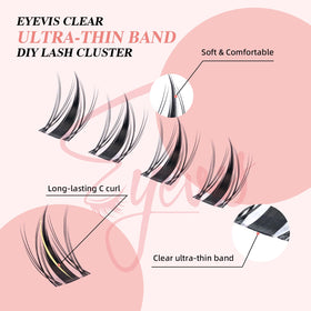 EYEVIS invisible band detail highlighting ultra-thin band for seamless blending