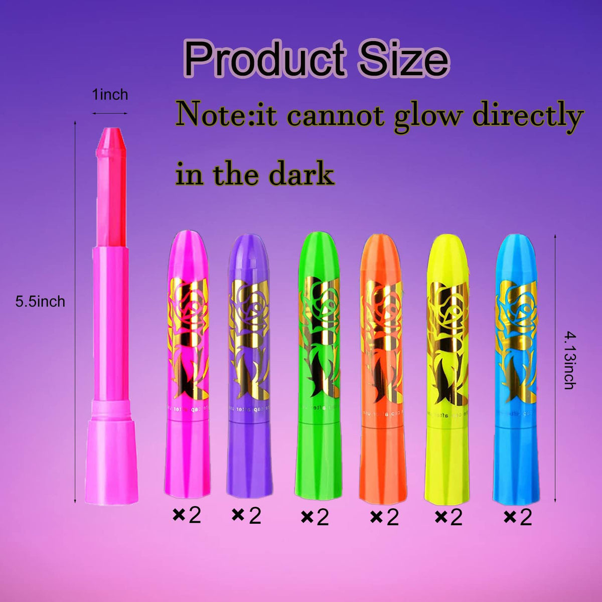 eyigylyo twelve color array top view highlighting vibrant UV-reactive shades