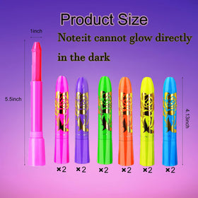 eyigylyo twelve color array top view highlighting vibrant UV-reactive shades
