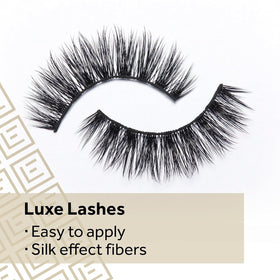 Eylure luxe silk marquise application with applicator demonstrating precise placement for neat lashes