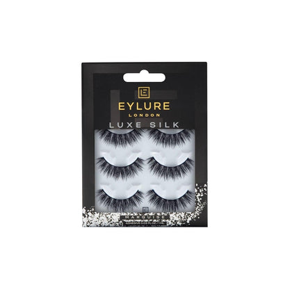 Eylure luxe silk marquise front packaging showing contents for easy identification and convenience