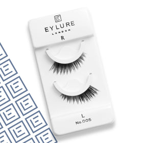 Eylure close-up of the pre-glued black lash band highlighting secure fit