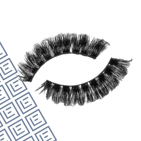 Eylure No.111 next to ruler highlighting compact size and reusable value