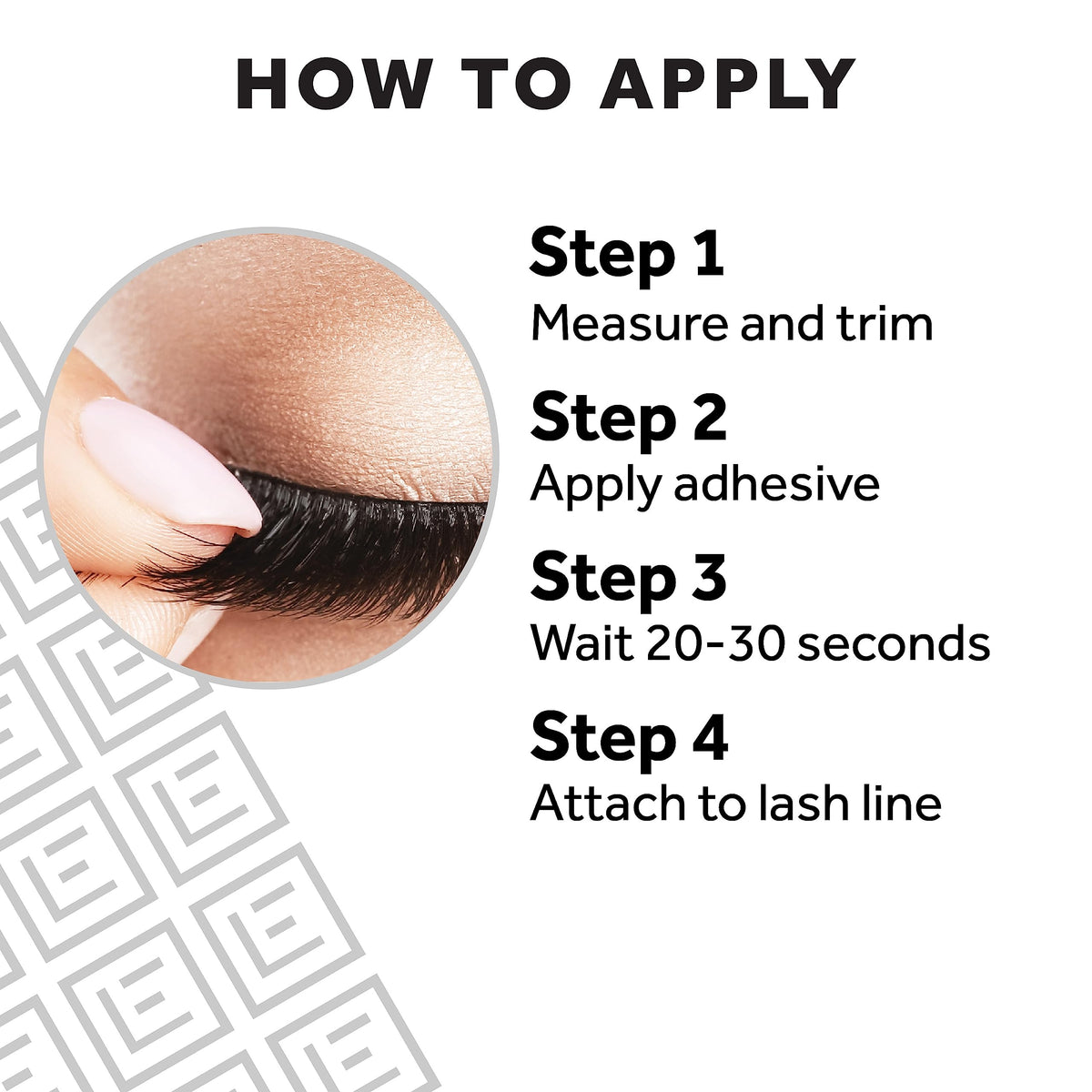 Eylure storage case and vegan adhesive to extend lash life